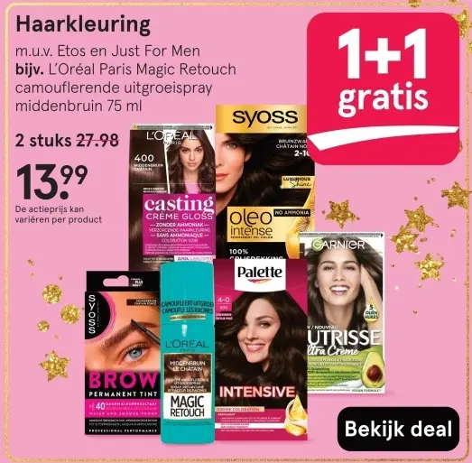 Aanbieding: Haarkleuring