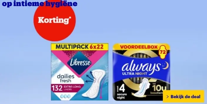 Aanbieding: Dailies Fresh Extra Long Liners & Always Ultr