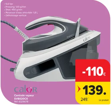 Offre: Centrale vapeur SV8020C0