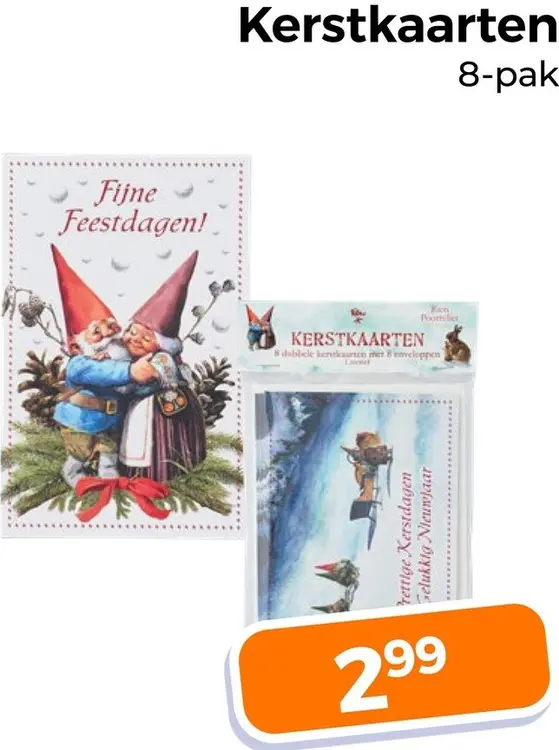 Aanbieding: Rien Poortvliet Kerstkaarten