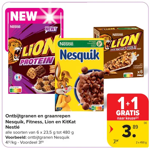 Promotie: Ontbijtgranen en graanrepen
