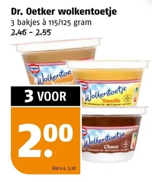 Aanbieding: Dr. Oetker wolkentoetje