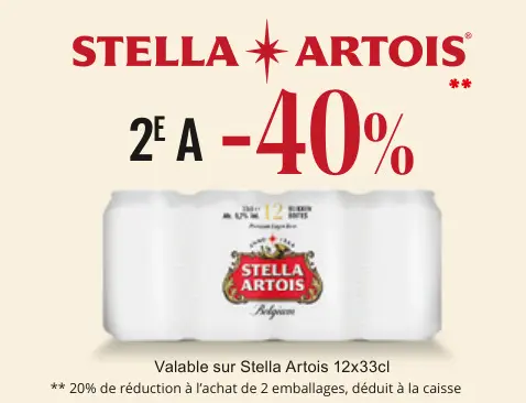 Offre: Stella Artois