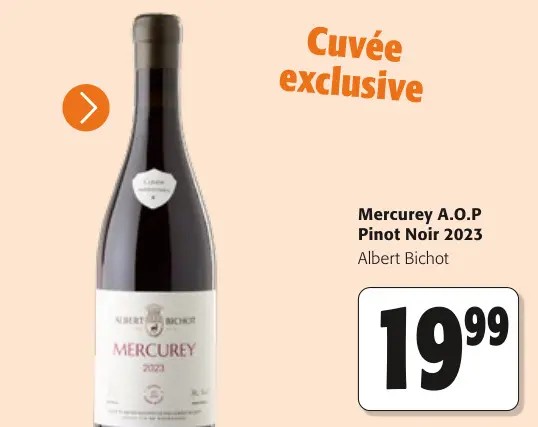 Offre: Mercurey A.O.P Pinot Noir 2023
