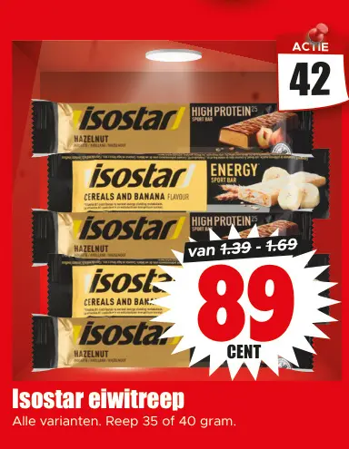 Aanbieding: Isostar eiwitreep