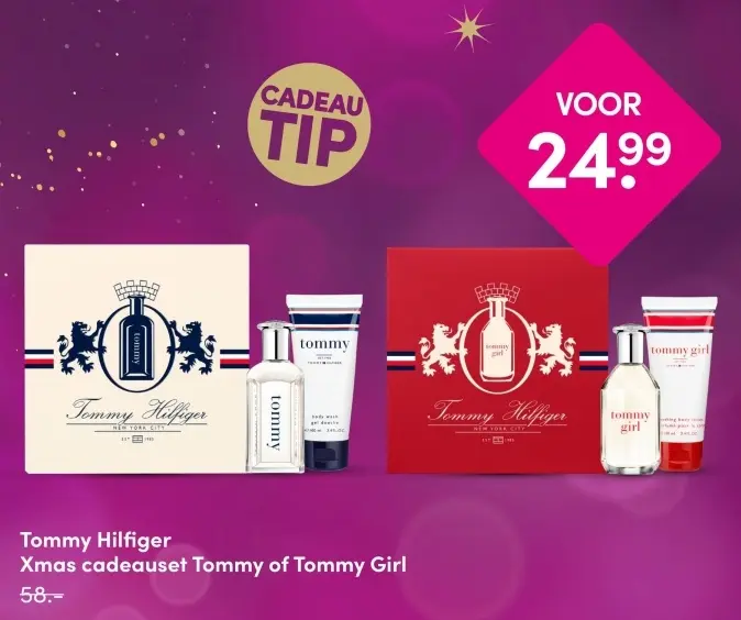 Aanbieding: Xmas cadeauset Tommy of Tommy Girl