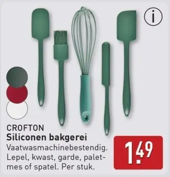 Aanbieding: Siliconen bakgerei