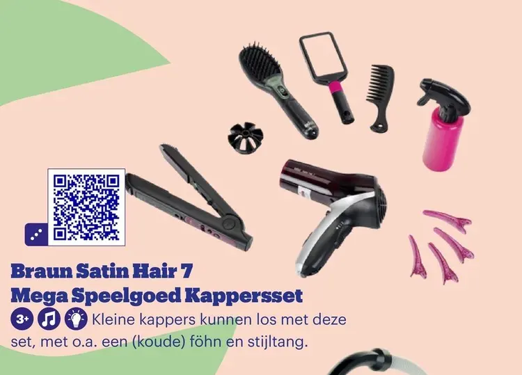 Promotie: Satin Hair 7 Mega Speelgoed Kappersset