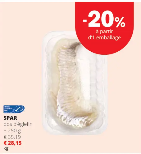 Offre: dos d'églefin