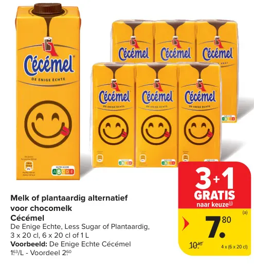 Aanbieding: Melk of plantaardig alternatief voor chocomel