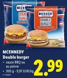 Offre: Double burger