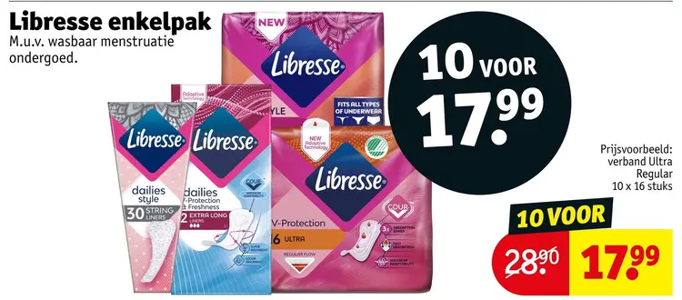 Aanbieding: Libresse enkelpak