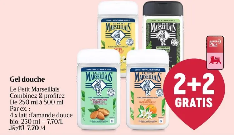 Offre: Gel douche Le Petit Marseillais