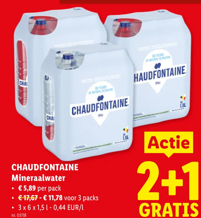 Promotie: Mineraalwater