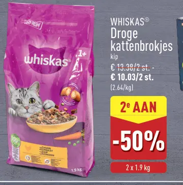 Promotie: Droge kattenbrokjes