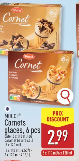 Offre: Cornet glacés