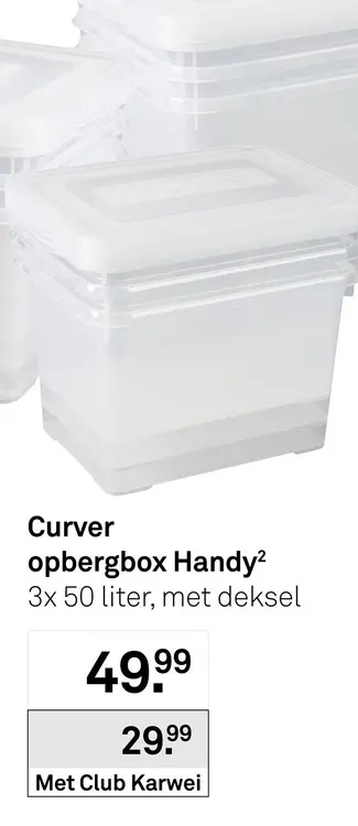Aanbieding: Curver opbergbox Handy²