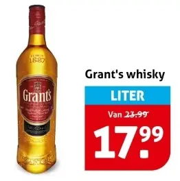 Aanbieding: Grant's whisky