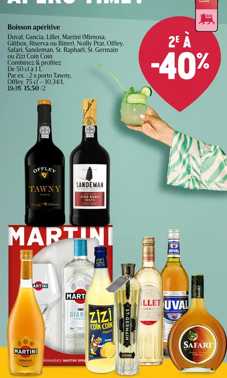 Offre: Boisson apéritive