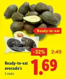 Aanbieding: Ready-to-eat avocado's