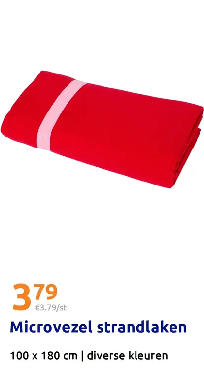 Aanbieding: Microvezel strandlaken