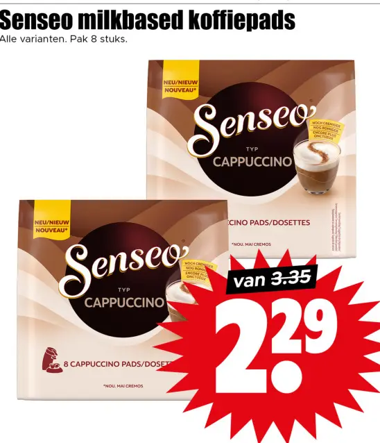 Aanbieding: Senseo milkbased koffiepads