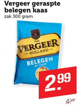 Aanbieding: Vergeer geraspte belegen kaas