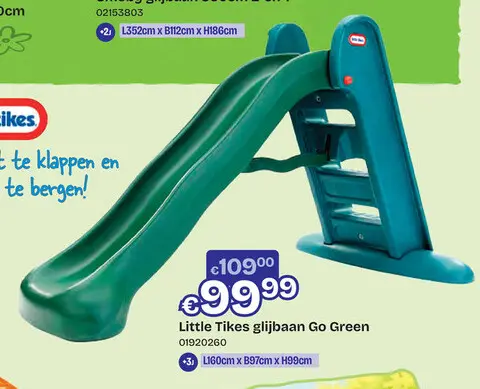 Promotie: Glijbaan Go Green