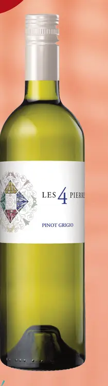 Aanbieding: Les 4 pierre Pinot Grigio