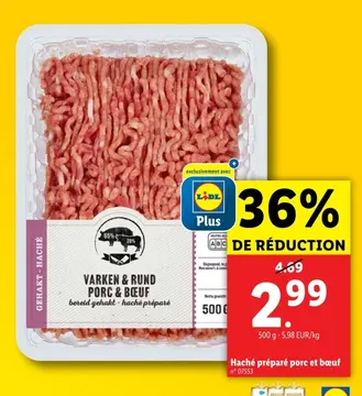 Offre: VARKEN & RUND PORC & BŒUF