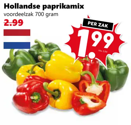 Aanbieding: Hollandse paprikamix