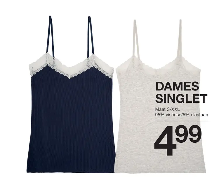 Promotie: Dames singlet