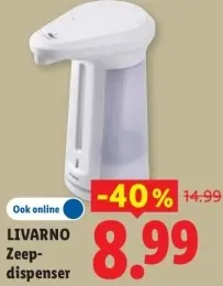 Aanbieding: LIVARNO Zeepdispenser