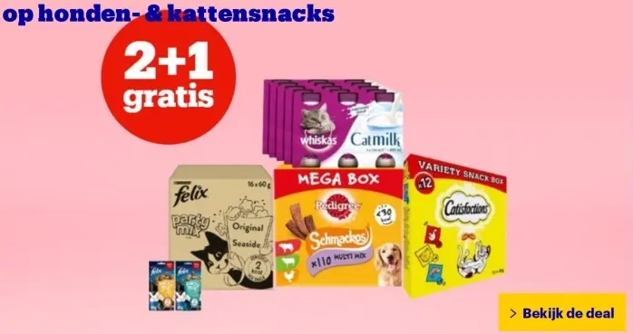 Aanbieding: Honden- & kattensnacks