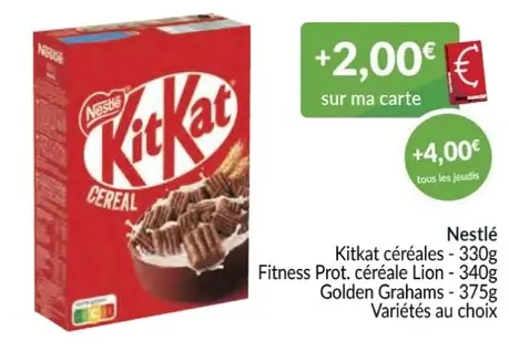 Offre: Kitkat céréales