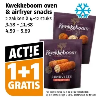 Aanbieding: Kwekkeboom oven & airfryer snacks