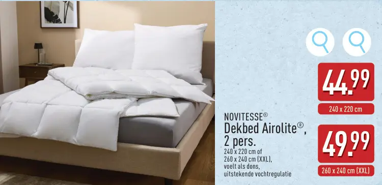 Promotie: Dekbed Airolite