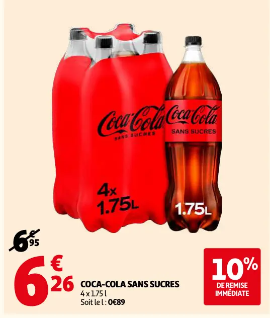 Promotie: Coca-cola sans sucres