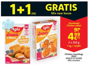 Aanbieding: Chicken snackings
