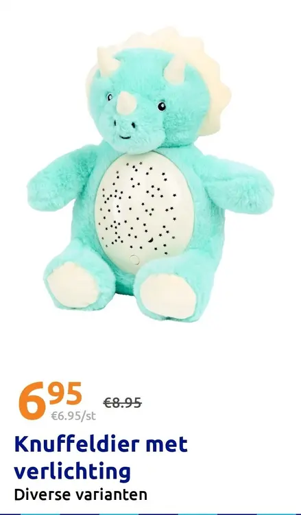 Promotie: Knuffeldier met verlichting