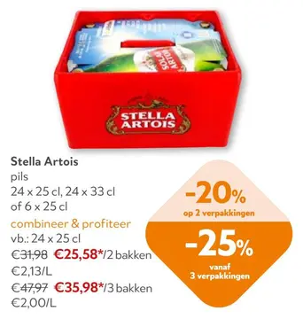 Aanbieding: Stella Artois pils