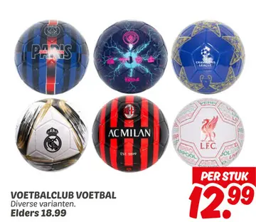 Aanbieding: Voetbalclub voetbal