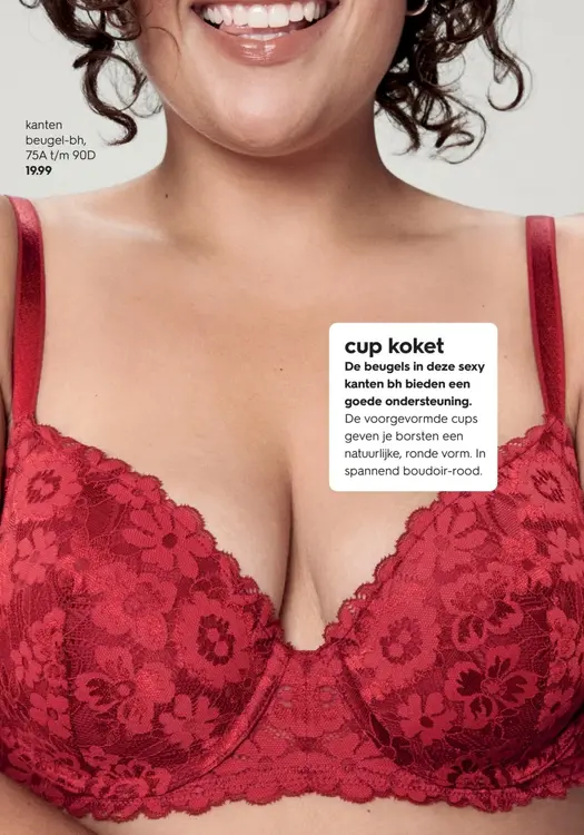 Aanbieding: kanten beugel-bh