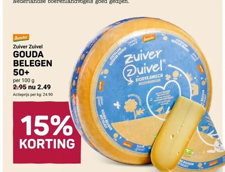Aanbieding: Gouda belegen 50+