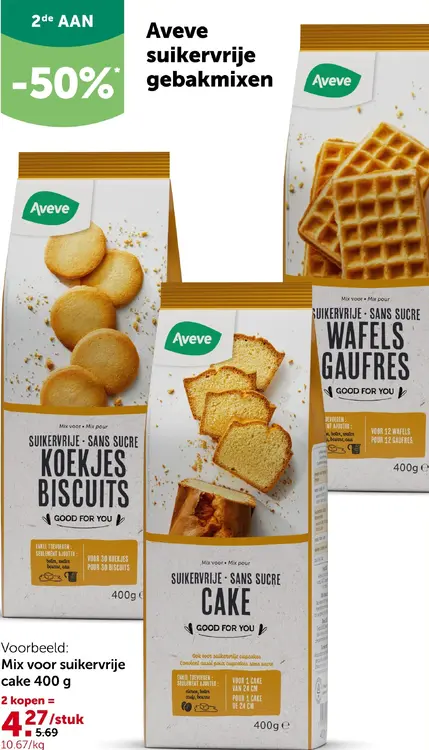 Promotie: Suikervrije gebakmixen