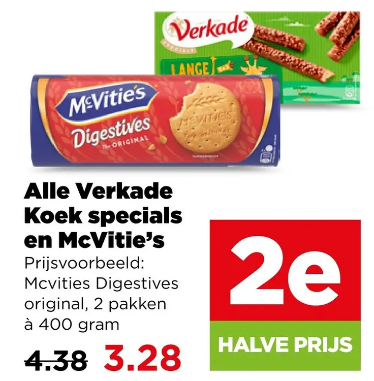 Aanbieding: Verkade Koek specials en McVitie's