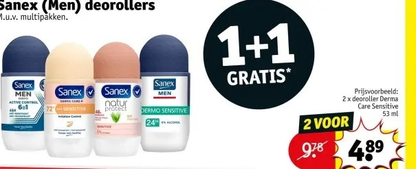 Promotie: Sanex (Men) deorollers