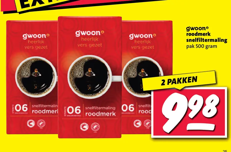 Aanbieding: snelfiltermaling