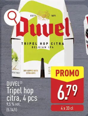 Offre: Duvel Tripel hop citra