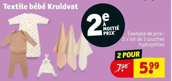 Offre: Textile bébé